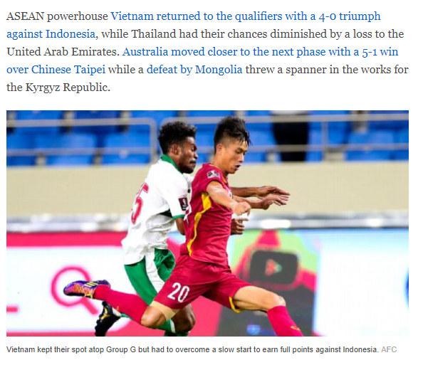 Trang bong da ESPN- Vietnam cung co vi tri vung chac trong vong loai World Cup 2022 (1)